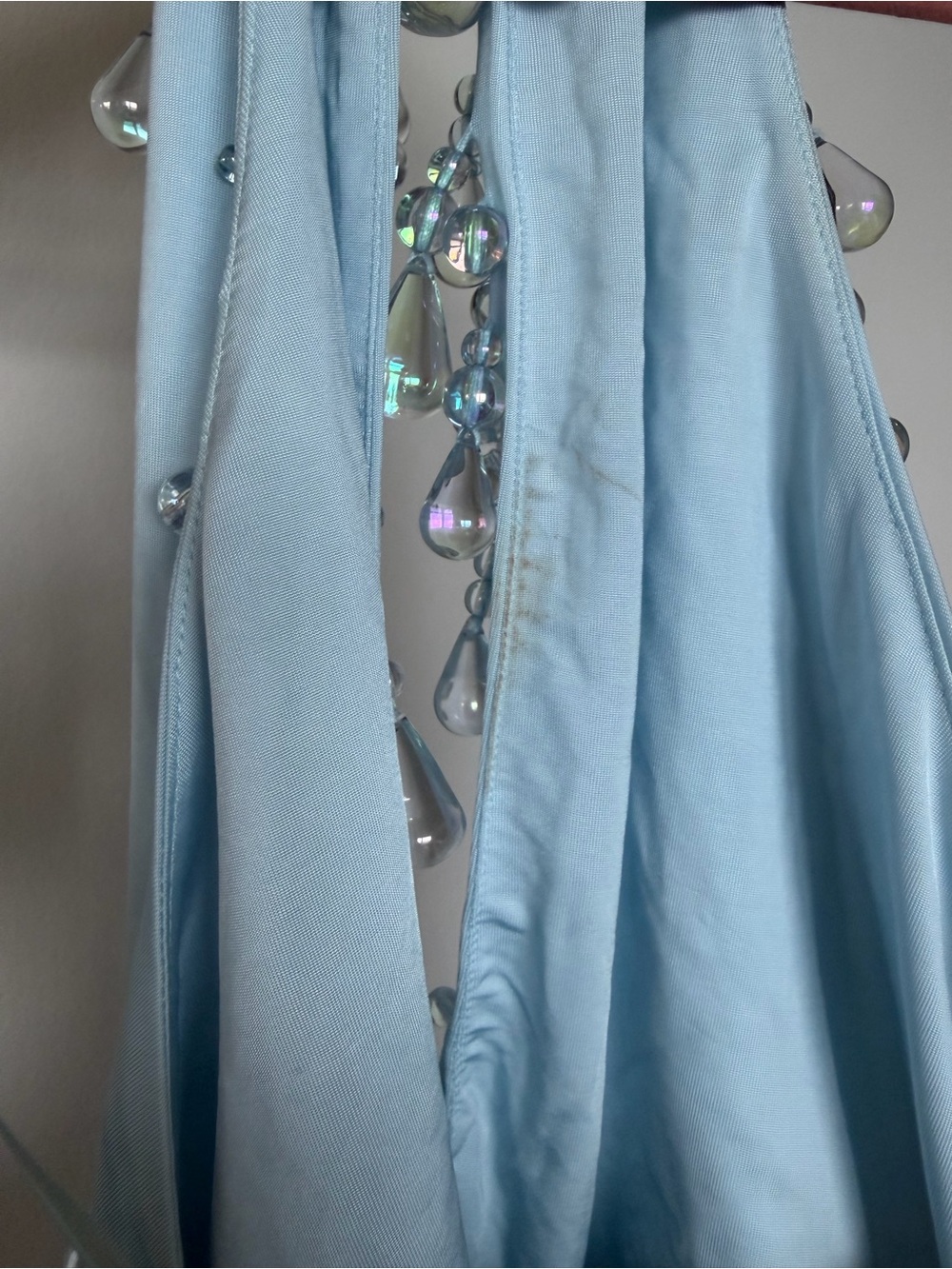 Cult Gaia Issey dress - Crystal Embellished Mini Dress in Breeze - Picture 6 of 12